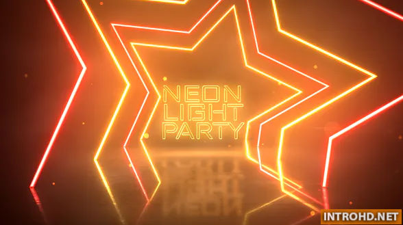 VideoHive Neon Light Party Opener