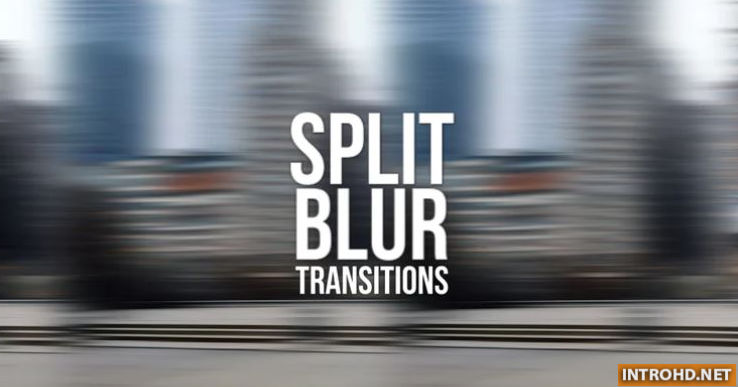 Premiere Pro Presets | Split Blur Transitions + Music | Motionarray