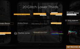 Videohive Glitch Lower Thirds
