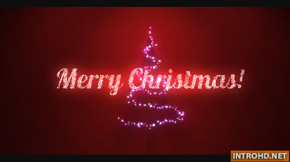 Videohive Music Lights on Tree Christmas Greetings