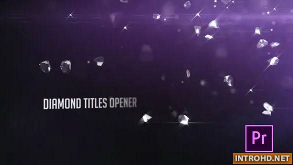 Videohive Diamonds Particle Opener Titles Premiere Pro Project