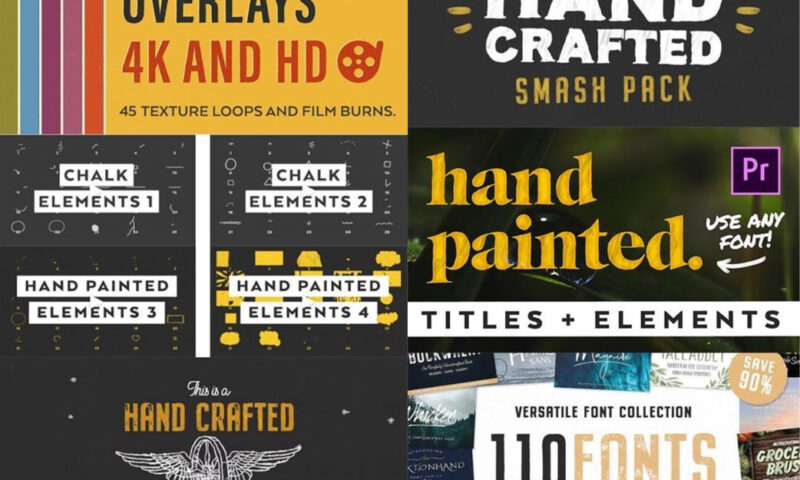 THE HAND CRAFTED SMASH PACK – Premiere Pro