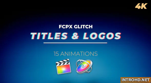 Videohive FCPX Glitch Titles and Logos – Apple Motion Project