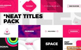Videohive Neat Titles Pack