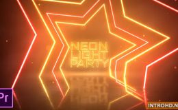 Videohive Neon Light Party Opener Premiere Pro