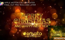 Videohive Merry Christmas Wishes Apple Motion