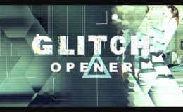 Videohive Hexagon Glitch Opener Apple Motion Projects
