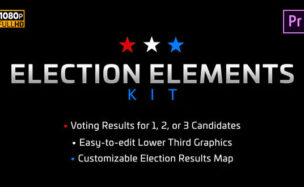 Videohive Election Elements Kit MOGRT for Premiere Pro