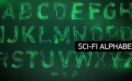 Videohive Animated Sci-fi Alphabet