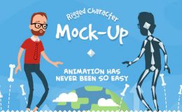 RIGMO - RIGGED CHARACTER ANIMATION MOCKUP - VIDEOHIVE