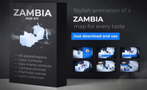Videohive Zambia Map Republic of Zambia Map Kit