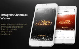 Videohive Instagram Christmas Wishes
