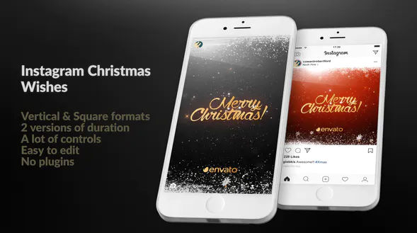 Videohive Instagram Christmas Wishes