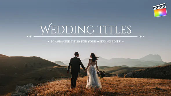 Videohive 50 Wedding Titles – Apple Motion Project