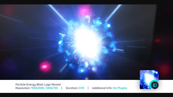 Videohive Particle Energy Blast Logo Reveal V3