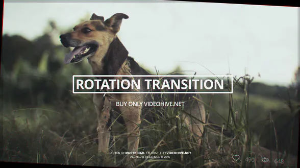 Videohive Rotation Transition Slideshow