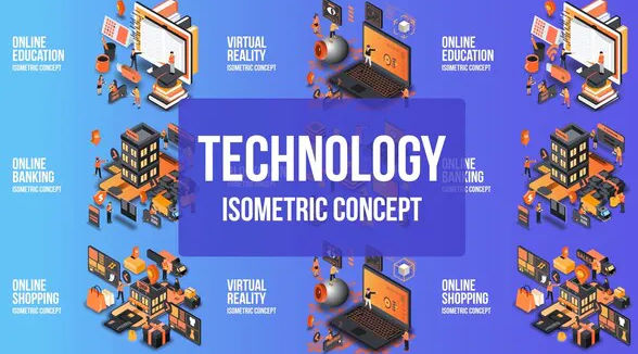 Videohive Future Technology – Isometric Concept