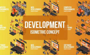 Videohive Digital Development – Isometric Concept