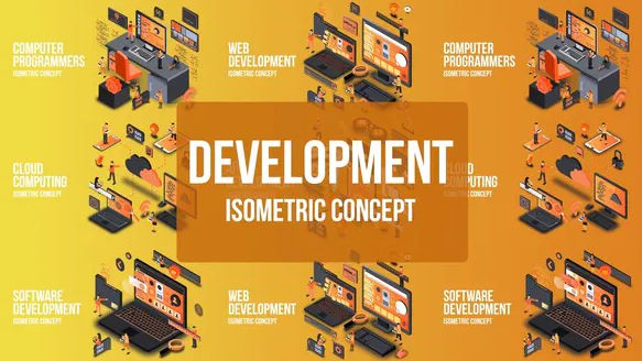 Videohive Digital Development – Isometric Concept
