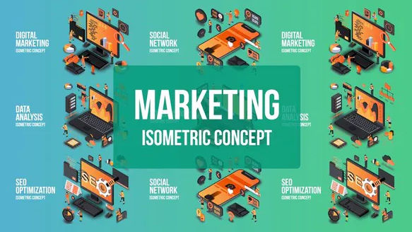 Videohive Digital Marketing – Isometric Concept