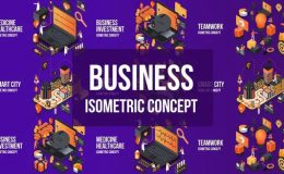 Videohive Business Investment- Isometric Concept