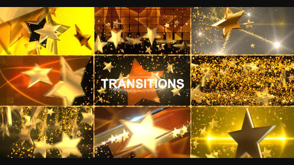 GOLD STAR TRANSITIONS PACK – (VIDEOHIVE)