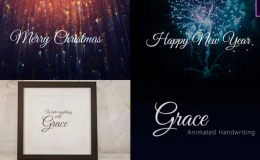 Videohive Grace - Animated Handwriting Typeface