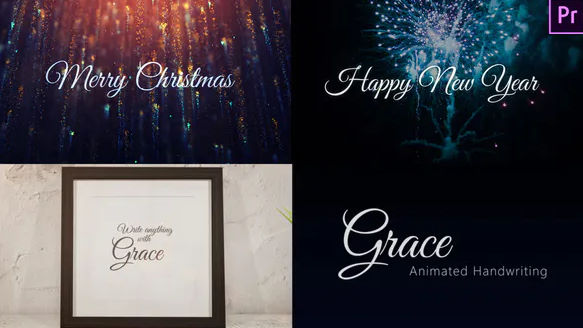 Videohive Grace – Animated Handwriting Typeface