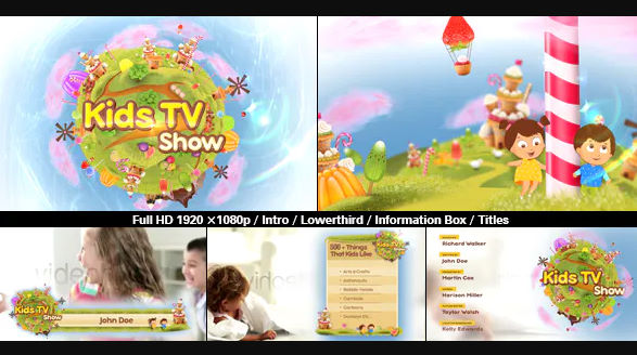 VIDEOHIVE KIDS TV SHOW PACK