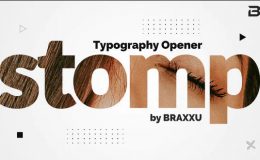 Videohive Typography Stomp Opener