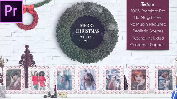 Videohive Christmas Gallery Premiere Pro
