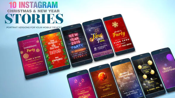 VIDEOHIVE CHRISTMAS AND NEW YEAR I INSTAGRAM STORIES