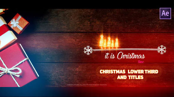 VIDEOHIVE CHRISTMAS TITLES 23059939