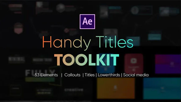 VIDEOHIVE HANDY TITLES TOOLKIT