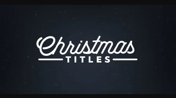 VIDEOHIVE CHRISTMAS TITLES 21020949
