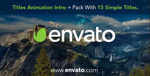 Videohive Titles Animation Intro and Pack With 15 Simple Titles