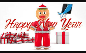 Videohive Happy New Year with Gingerbread