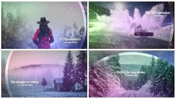 Videohive Christmas Opener – Winter Slideshow