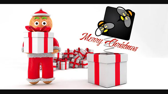 Videohive Christmas Greeting With Gingerbread