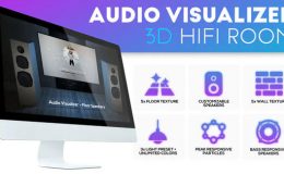 Videohive Audio Visualizer 3D Music Room