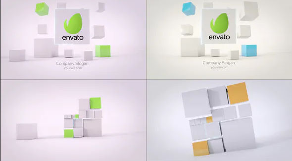 Videohive Business Cubes Dynamic Logos