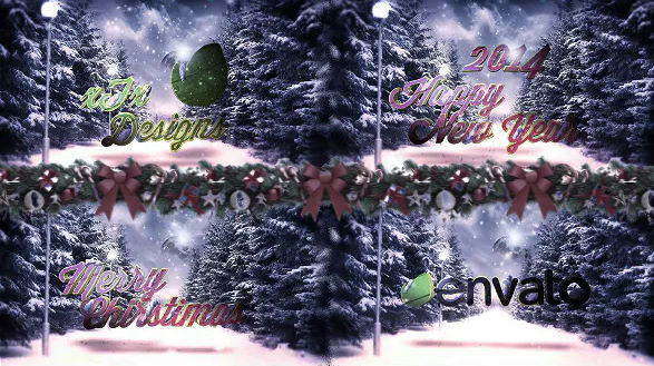 VIDEOHIVE NEW YEAR & CHRISTMAS LOGO GRETTINGS