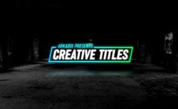 VIDEOHIVE CREATIVE TITLES 4K