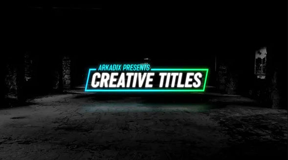 VIDEOHIVE CREATIVE TITLES 4K