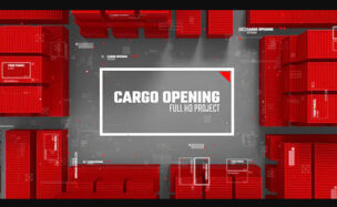 Videohive Cargo Opening- Transportation of Parcels- Post and Сontainer- Corporate Logo