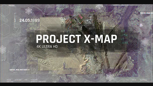 Videohive Project X MAP Technology Paralax Slideshow 3D Camera Clean Travel Memories Satellite Photo
