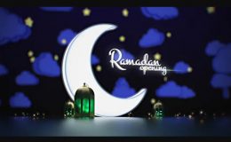 Videohive Ramadan Kareem Opening/ Lamp Lights/ Arab Logo Reveal/ Muslims Intro/ Cloud and Stars/ Night Light
