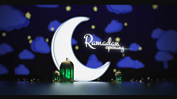 Videohive Ramadan Kareem Opening/ Lamp Lights/ Arab Logo Reveal/ Muslims Intro/ Cloud and Stars/ Night Light