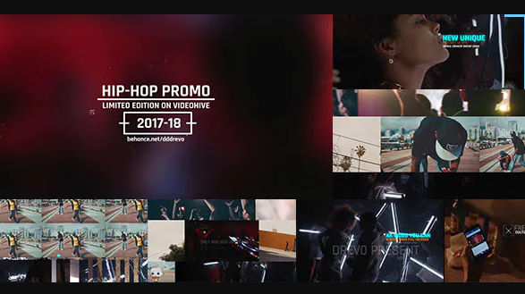 Videohive Hip-Hop Promo/ Urban City/ Rap Music/ Break Dance and Graffiti/ Grime and Freestyle