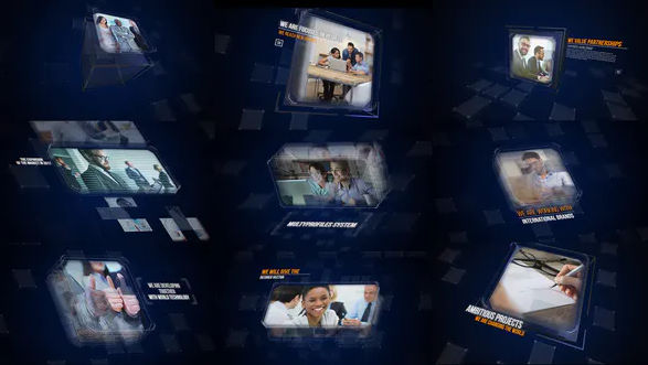 Videohive Future Corporate Slideshow/ Digital Slides/ Business Idea/ Meeting and Presentation/ Cube and Glas